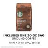imageStarbucks Ground Coffee Medium Roast Coffee Pike Place Roast 100 Arabica 6 bags 12 oz eachSweet Orange and Brown Sugar