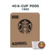 imageStarbucks KCup Coffee PodsStarbucks Blonde Medium ampamp Dark Roast CoffeeVariety Pack for Keurig Brewers100 Arabica1 box 40 pods totalBreakfast