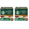 imageStarbucks KCup Coffee PodsStarbucks Blonde Medium ampamp Dark Roast CoffeeVariety Pack for Keurig Brewers100 Arabica1 box 40 pods totalBreakfast