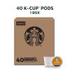 imageStarbucks KCup Coffee PodsStarbucks Blonde Medium ampamp Dark Roast CoffeeVariety Pack for Keurig Brewers100 Arabica1 box 40 pods totalCaramel