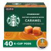 imageStarbucks KCup Coffee PodsStarbucks Blonde Medium ampamp Dark Roast CoffeeVariety Pack for Keurig Brewers100 Arabica1 box 40 pods totalCaramel