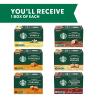 imageStarbucks KCup Coffee PodsStarbucks Blonde Medium ampamp Dark Roast CoffeeVariety Pack for Keurig Brewers100 Arabica1 box 40 pods totalFlavored Variety Pack