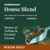 imageStarbucks KCup Coffee PodsStarbucks Blonde Medium ampamp Dark Roast CoffeeVariety Pack for Keurig Brewers100 Arabica1 box 40 pods totalHouse Blend