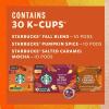 imageStarbucks KCup Coffee PodsStarbucks Blonde Medium ampamp Dark Roast CoffeeVariety Pack for Keurig Brewers100 Arabica1 box 40 pods totalNEW Fall Variety Bundle