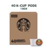 imageStarbucks KCup Coffee PodsStarbucks Blonde Medium ampamp Dark Roast CoffeeVariety Pack for Keurig Brewers100 Arabica1 box 40 pods totalPike Place