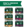 imageStarbucks KCup Coffee PodsStarbucks Blonde Medium ampamp Dark Roast CoffeeVariety Pack for Keurig Brewers100 Arabica1 box 40 pods totalUnflavored