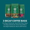 imageStarbucks Medium ampamp Dark Roast Decaf Ground Coffee Variety Pack 3 bags 12 oz eachDecaf Variety Pack