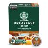 imageStarbucks KCup Coffee PodsStarbucks Blonde Medium ampamp Dark Roast CoffeeVariety Pack for Keurig Brewers100 Arabica1 box 40 pods totalBreakfast Blend