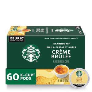 imageStarbucks KCup Coffee PodsStarbucks Blonde Medium ampamp Dark Roast CoffeeVariety Pack for Keurig Brewers100 Arabica1 box 40 pods totalCrme Brulee