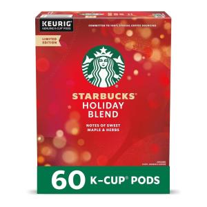 imageStarbucks KCup Coffee PodsStarbucks Blonde Medium ampamp Dark Roast CoffeeVariety Pack for Keurig Brewers100 Arabica1 box 40 pods totalHoliday Blend