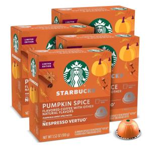 imageStarbucks by Nespresso Vertuo Pike Place Medium Roast Coffee 32count Coffee Pods Brews 78 ozPumpkin Spice