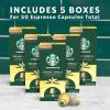 imageStarbucks by Nespresso Original Line Pike Place Medium Roast Coffee 50count Espresso PodsCreamy Vanilla