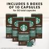 imageStarbucks by Nespresso Original Line Pike Place Medium Roast Coffee 50count Espresso PodsUnflavored