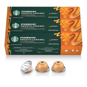 image:imageStarbucks by Nespresso Vertuo Vanilla Flavored Coffee 30count Coffee Pods Brews 78 ozCaramel