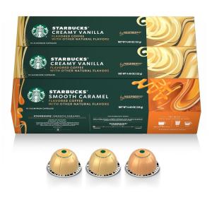 image:imageStarbucks by Nespresso Vertuo Vanilla Flavored Coffee 30count Coffee Pods Brews 78 ozFlavored Variety