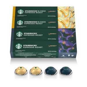 image:imageStarbucks by Nespresso Vertuo Veranda Blend Blonde Roast Coffee 30count Coffee Pods Brews 78 ozEspresso Variety