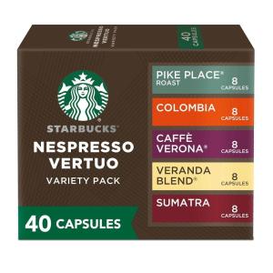 image:imageStarbucks by Nespresso Vertuo Veranda Blend Blonde Roast Coffee 30count Coffee Pods Brews 78 ozUnflavored