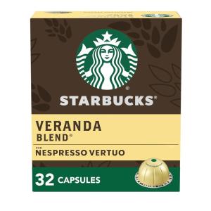 image:imageStarbucks by Nespresso Vertuo Veranda Blend Blonde Roast Coffee 30count Coffee Pods Brews 78 ozVeranda