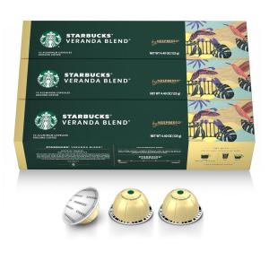 image:imageStarbucks by Nespresso Vertuo Veranda Blend Blonde Roast Coffee 30count Coffee Pods Brews 78 ozVeranda Roast